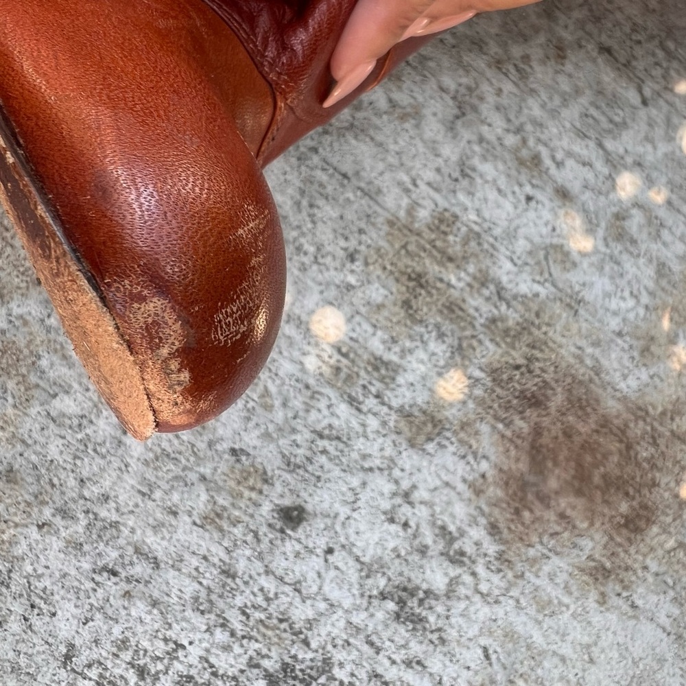Vintage Frye Tall-High Boots Leather - Picture 14 of 15